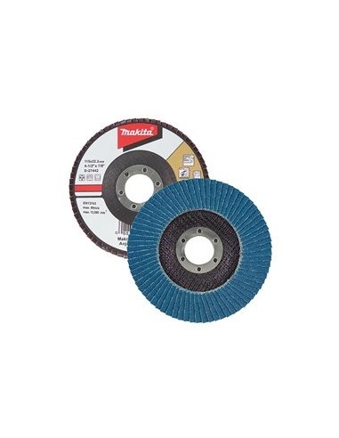 Makita D-53752 Disco de láminas de Zirconio 115mm G120