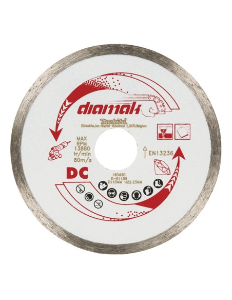 Makita D-61189 Disco de diamante DIAMAK continuo 115mm