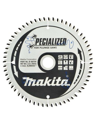 Makita B-56720 Disco TCT 165/20/60D Extra limpio