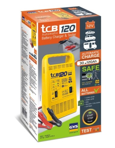 CARGADOR AUTOM.TCB120 230V-12V - 150W.