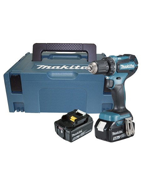 Makita DDF485RTJ Taladro atornillador 18V LXT 50 Nm 5.0 Ah 2 Bat