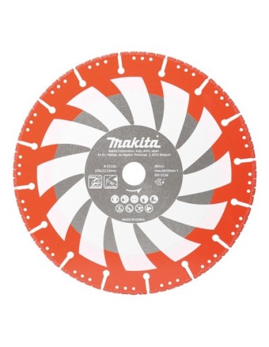Makita B-55326 Disco de diamante especial rescate 230mm