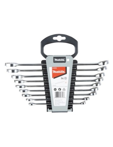 Makita B-65539 Juego llaves fijas dobles (9pcs)