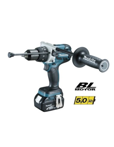 Makita DHP481RTJ Taladro combinado BL 18V LXT 115 Nm