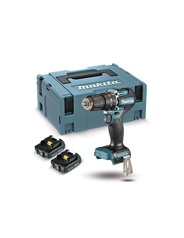 Makita DHP487RAJ Taladro combinado BL 18V 2,0 Ah LXT 40 Nm