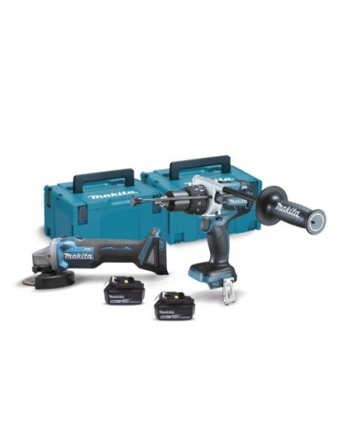 Makita DLX2130TJ2 Combo DGA504Z+DHP481Z 5,0Ah
