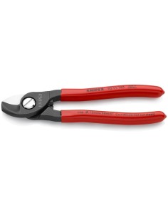 Tijeras cortacables recubiertos de plástico bruñido 165 mm KNIPEX 95 11 165