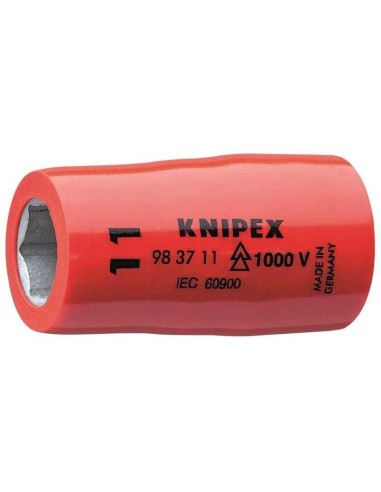 Vaso hexagonal para tornillos de cabeza hexagonal con cuadradillo 3/8 43 mm KNIPEX 98 37 11