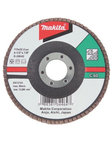 Makita D-28036 Disco de láminas de carburo de silicio 115mm G40