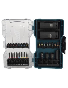 Makita E-07060 Estuche de puntas y vasos (30 pcs)