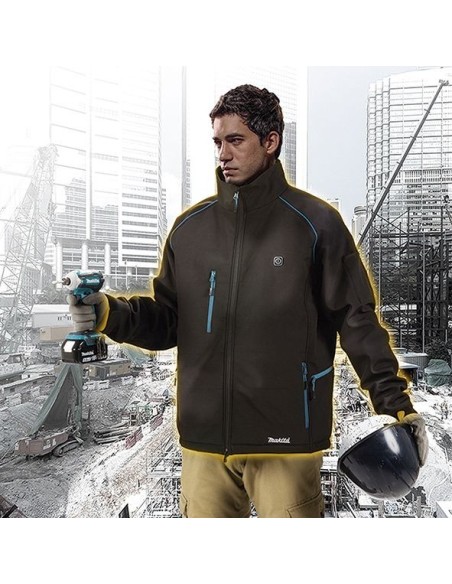 Makita CJ105DZM Chaqueta calefactable 12V CXT Talla M