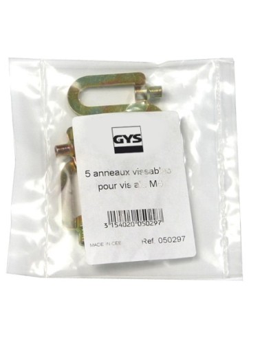 050297*ANILLAS ROSCADAS PARA TORNILLOS ALU M4 (x5)
