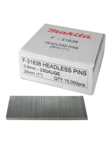 Makita F-31838 Clavos Pin 25mm