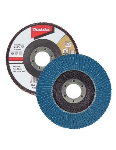 Makita D-53805 Disco de láminas de Zirconio 125mm G120