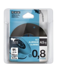 086678*BOBINA HILO ALU(AlSi12) Ø100MM-0,8MM/0,5KG.