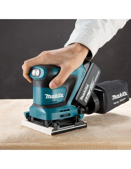 Makita DBO480Z Lijadora orbital BL 18V LXT 112x 122mm