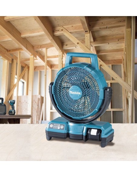 Makita DCF203Z Ventilador 14,4/18V LXT AC/DC con cabezal autobasculante