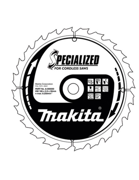 Makita 792299-8 Disco 85/15/50T Batería Especial contrachapado