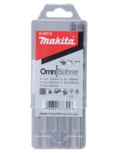 Makita D-30477 Estuche de brocas Multimaterial 5 unds. Omnibohrer