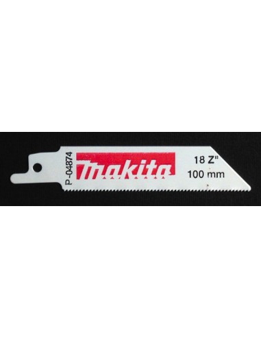 Makita P-04874 Sierra de sable 100mm para metal 12TPI 5pcs