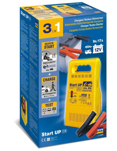 CARGADOR AUTOM.&ARRANC. START UP 80 230V-12V -350W