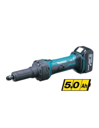 Makita DGD800RTJ Amoladora recta 18V Litio-ion 5,0Ah