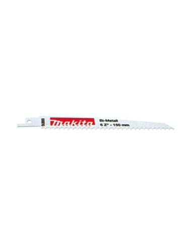 Makita P-05088 Sierra de sable 150mm corte rápido 6TPI 5pcs
