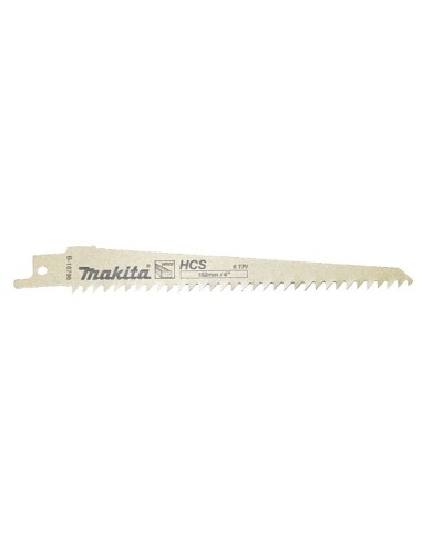 Makita B-16798 Sierra de sable HCS 152mm 6TPI 5pcs