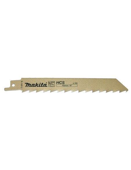 Makita B-16813 Sierra de sable 152mm corte rápido 3TPI 5pcs
