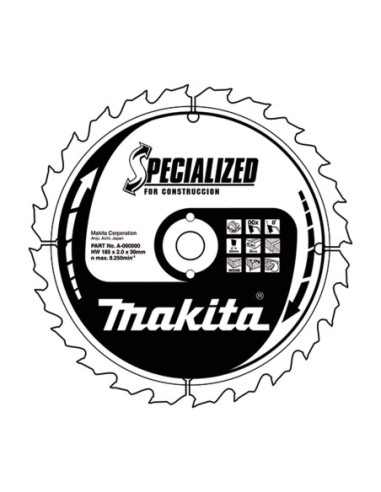 Makita B-29496 Disco 260/30/84D Laminado