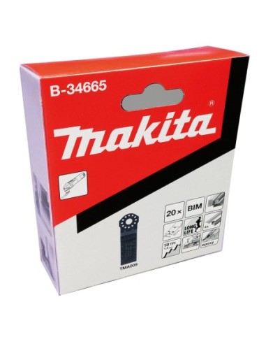 Makita B-34665 Set Cuchillas Inmersión 28X50 mm (20 Piezas)