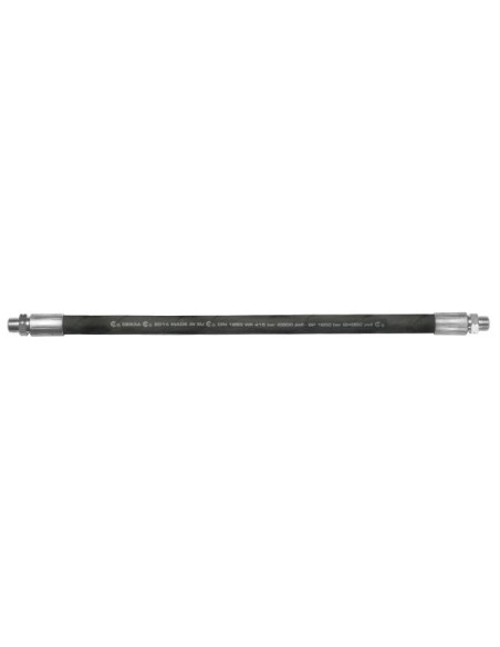 EXTENSIÓN FLEXIBLE PARA BOMBAS O EQUIPOS DE ENGRASE, POLIESTER DE DOBLE TRENZA, 300 MM
