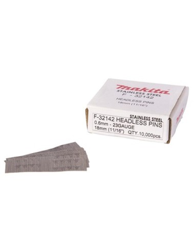 Makita F-32142 Clavos Pin Inox 18mm