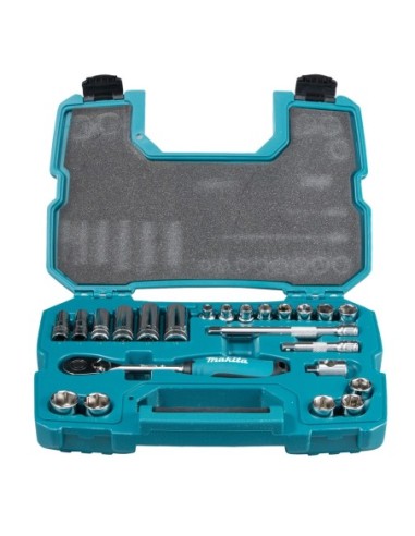 Makita B-65573 Set llave de carraca y vasos (23 pcs) 3/8