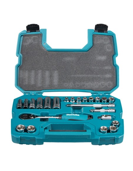 Makita B-65573 Set llave de carraca y vasos (23 pcs) 3/8