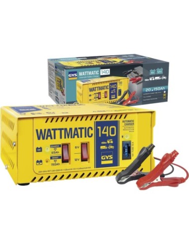 CARGADOR AUTOM.WATTMATIC 140 230V-6/12V - 230W.