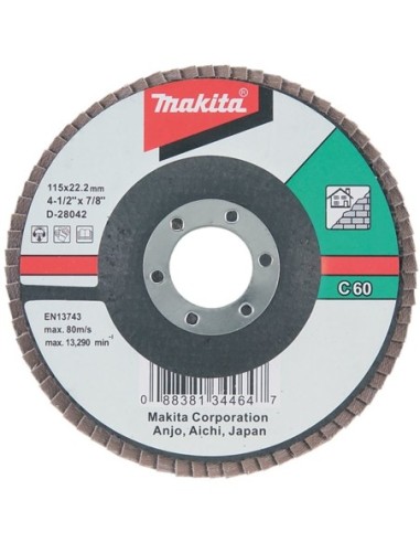 Makita D-28092 Disco de láminas de carburo de silicio 125mm G60