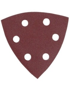 Makita P-33299 Lija de velcro triangular para madera dura, tableros de obra y metal G120 10pcs