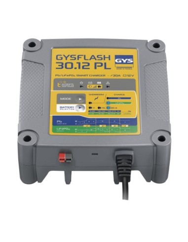 CARGADOR AUTOMATICO GYSFLASH 30.12 PL 12V 7/15/30A