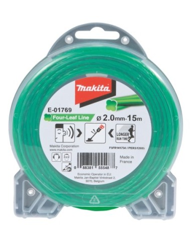Makita E-01769 Hilo de nylon helicoidal 2 mm (15 m)
