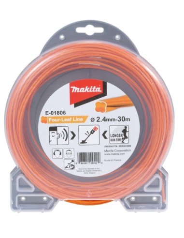 Makita E-01806 Hilo de nylon helicoidal 2,4 mm (30 m)