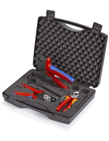 Maleta de herramientas para aplicaciones fotovoltaicas KNIPEX 97 91 01