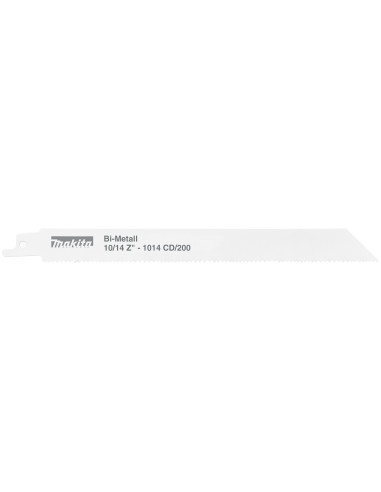 Makita P-47189 Sierra de sable 150mm 10/14TPI 5pcs