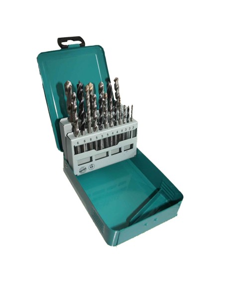 Makita D-46202 Set de brocas para madera, metal y piedra.