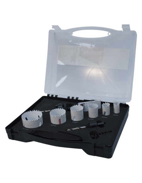 Makita D-47123 Estuche de brocas de corona Bi-metálicas 6pcs