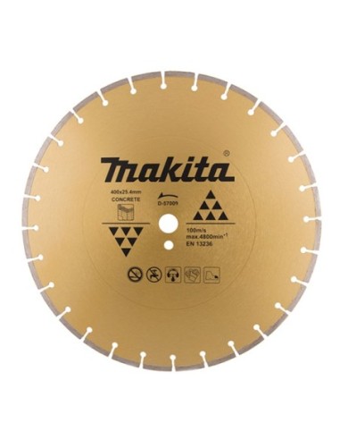 Makita D-57009 Disco de diamante DIAMAK segmentado 400mm