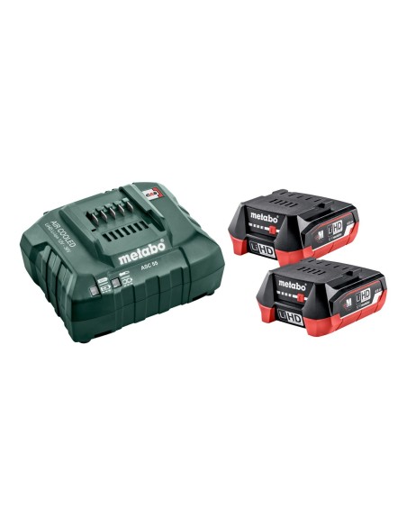 METABO 685301000 Pack de 2 baterías de 12V 4.0 Ah + cargador