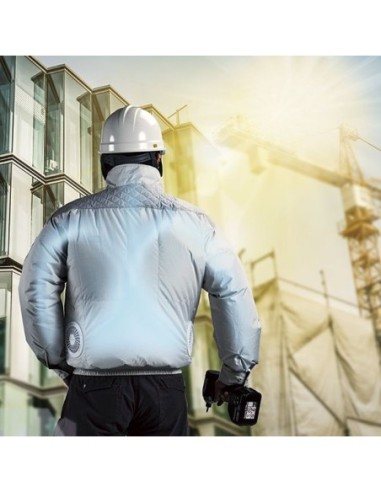 Makita DFJ207ZM Chaqueta ventilada a batería 10,8/14,4/18V Gorro