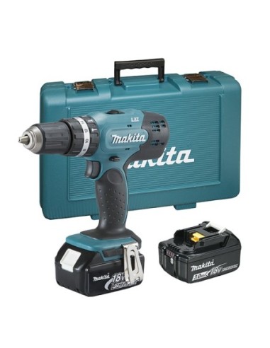 Makita DHP453RFE Taladro Combinado 18V 3.0Ah