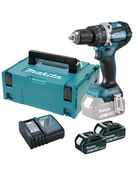 Makita DHP484RTJ Taladro combinado BL 18V LXT 13 mm
